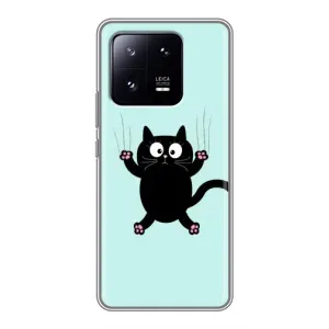 Силіконовий чохол з котиком для Xiaomi 13 Pro