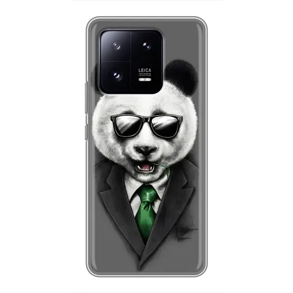 Чохол з малюнком «Панда в окулярах» для Xiaomi 13 Pro Чохол з малюнком «Панда в окулярах» для Xiaomi 13 Pro