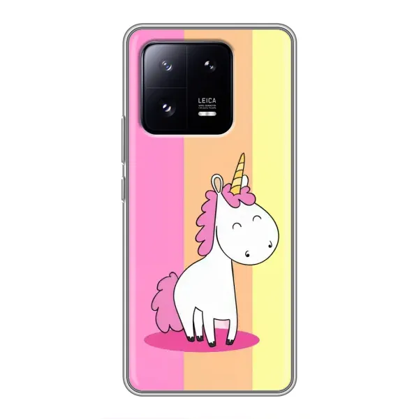 Чехол с рисунком «Радужный Единорог» для Xiaomi 13 Pro
