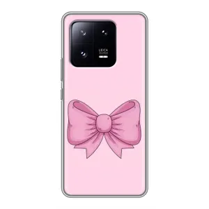 Чохол банти для Xiaomi 13 Pro (Рожевий бантик)