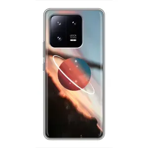 Чохол (ТПУ) з планетами на Xiaomi 13 Pro (Сатурн)