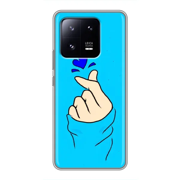 Чехол с рисунком «Сердце на синем» для Xiaomi 13 Pro Чехол с рисунком «Сердце на синем» для Xiaomi 13 Pro