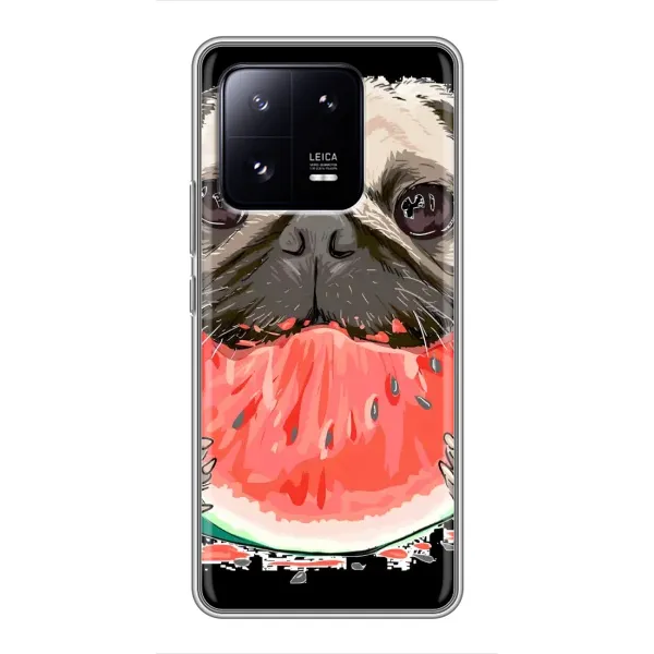 Чехол с рисунком «Смешной Мопс» для Xiaomi 13 Pro Чехол с рисунком «Смешной Мопс» для Xiaomi 13 Pro