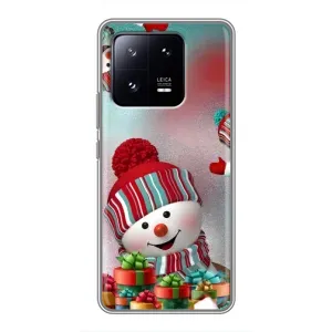 Чехлы на Новый Год Xiaomi 13 Pro (Снеговик в шапке)