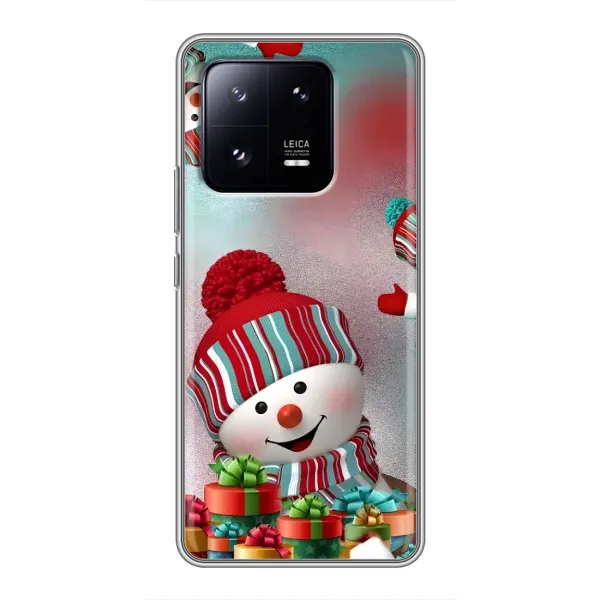 Чехол с рисунком «Снеговик в шапке» для Xiaomi 13 Pro Чехол с рисунком «Снеговик в шапке» для Xiaomi 13 Pro