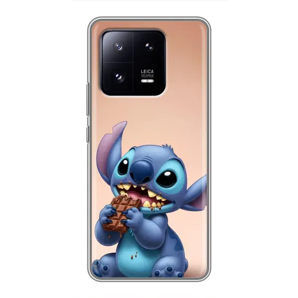 Чехол с рисунком «Стич с шоколадом» для Xiaomi 13 Pro