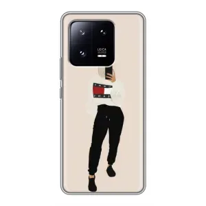 Силиконовый Чехол на Xiaomi 13 Pro с картинкой Стильных Девушек (Стильная)
