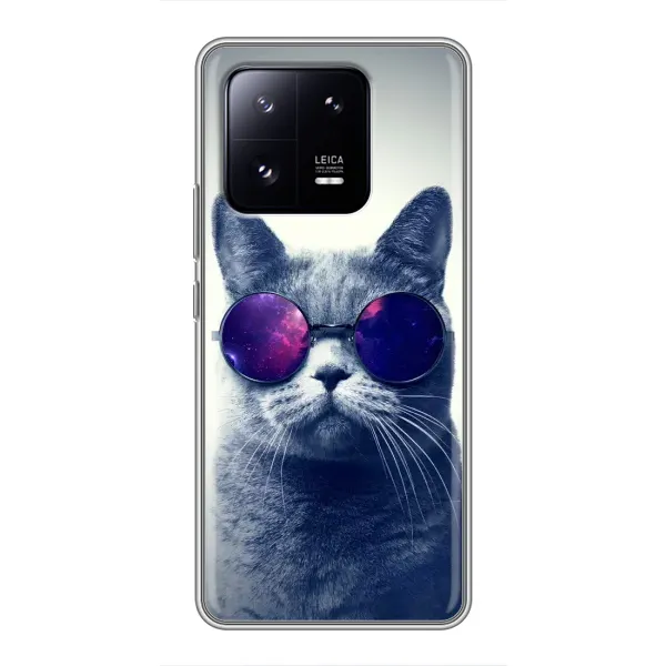 Чехол с рисунком «Стильный КОТ» для Xiaomi 13 Pro