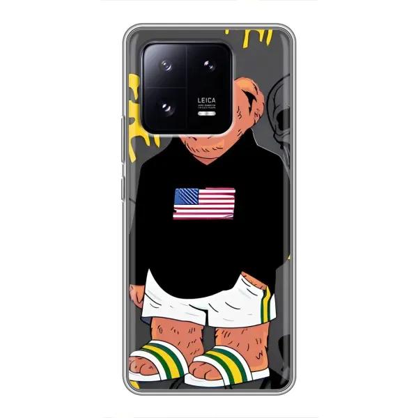 Чехол с рисунком «Teddy USA» для Xiaomi 13 Pro Чехол с рисунком «Teddy USA» для Xiaomi 13 Pro