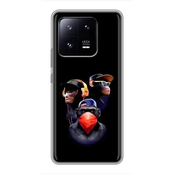 Чехол с рисунком «Три обезьяны» для Xiaomi 13 Pro Чехол с рисунком «Три обезьяны» для Xiaomi 13 Pro