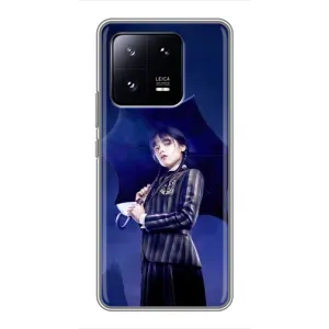 Чохол з картинкою Венсдей на Xiaomi 13 Pro (Венсдей з парасолькою)