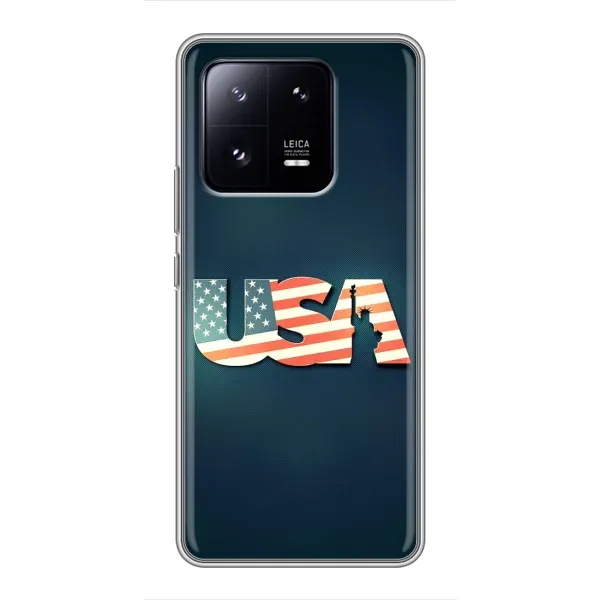Чехол с рисунком «USA» для Xiaomi 13 Pro Чехол с рисунком «USA» для Xiaomi 13 Pro