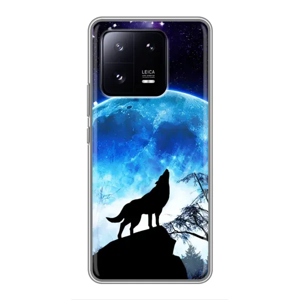 Чехол с рисунком «Воет на луну» для Xiaomi 13 Pro Чехол с рисунком «Воет на луну» для Xiaomi 13 Pro