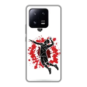 Чохли з прінтом Спортивна тематика для Xiaomi 13 Pro (Волейболіст)