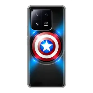 Чехол с Щитом Капитана Америки на Xiaomi 13 Pro (Яркий Щит Капитана)