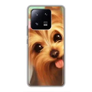 Чехол (ТПУ) Милые собачки для Xiaomi 13 Pro (Йоршенский терьер)