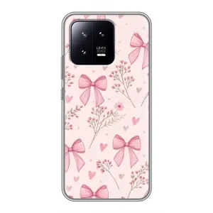 Чехол банты для Xiaomi 13 (Банты с цветами)
