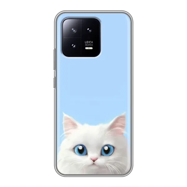Чехол с рисунком «Белый кот» для Xiaomi 13 Чехол с рисунком «Белый кот» для Xiaomi 13