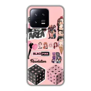Чехлы с картинкой для Xiaomi 13 (BLACK PINK коллаж)