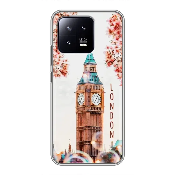Чохол з малюнком «Годинник Лондон» для Xiaomi 13 Чохол з малюнком «Годинник Лондон» для Xiaomi 13