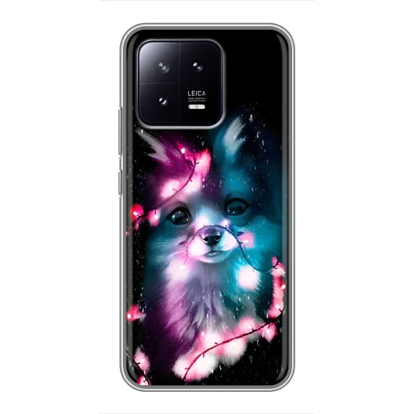 Чехол с рисунком «Черная Лиса» для Xiaomi 13 Чехол с рисунком «Черная Лиса» для Xiaomi 13