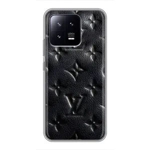 Текстурный Чехол Louis Vuitton для Сяоми 13 (Черный ЛВ)