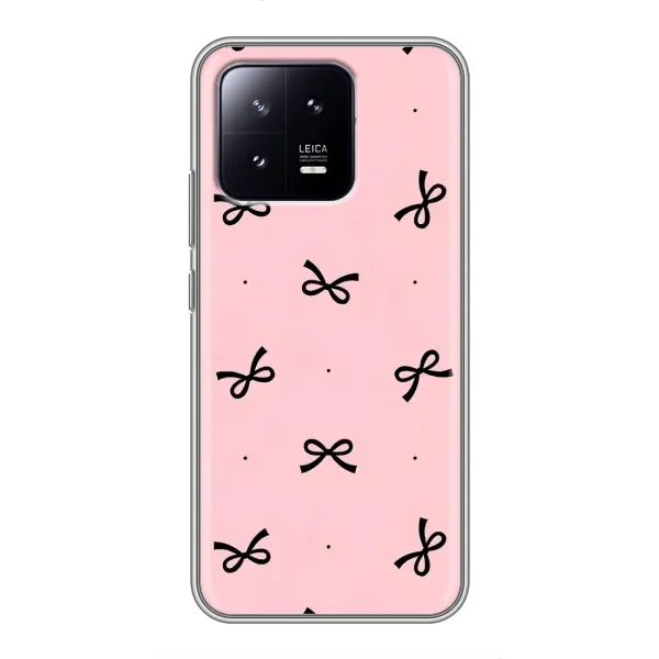 Чехол с рисунком «Черные бантики» для Xiaomi 13 Чехол с рисунком «Черные бантики» для Xiaomi 13