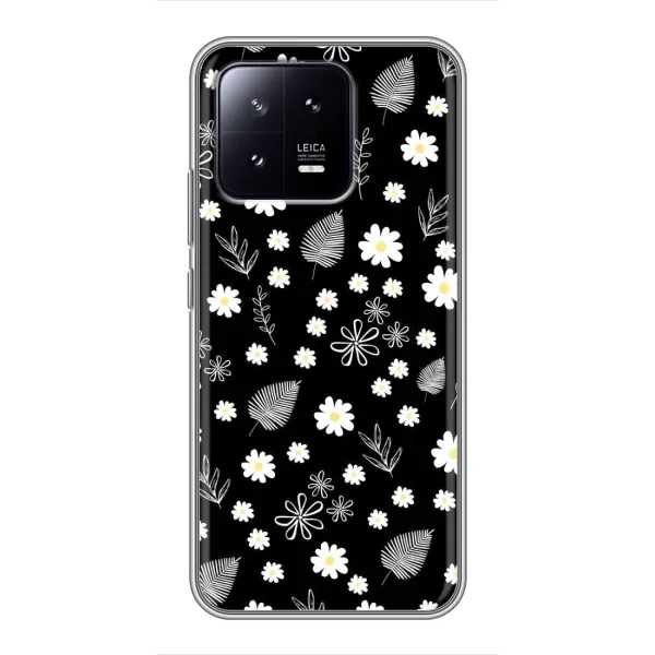 Чехол с рисунком «цветение на чорном» для Xiaomi 13 Чехол с рисунком «цветение на чорном» для Xiaomi 13
