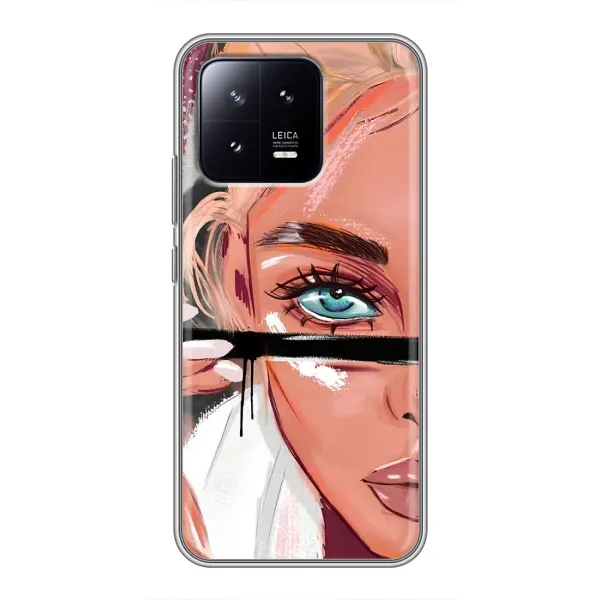 Чехол с рисунком «Девушка и ресницы» для Xiaomi 13