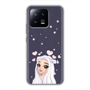 Чохол Стильні дівчата на Xiaomi 13 (Дівчина та серця)