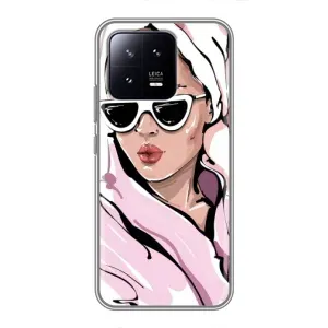 Чохол з картинкою Модні Дівчата Xiaomi 13 (Дівчина в халаті)