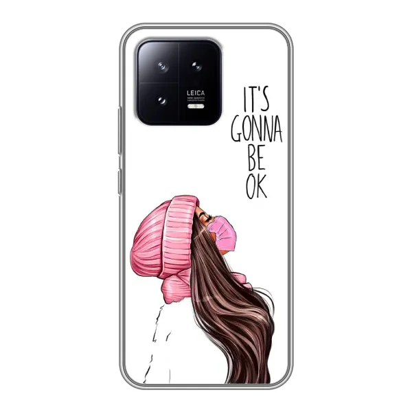 Чехол с рисунком «Девушка в маске» для Xiaomi 13 Чехол с рисунком «Девушка в маске» для Xiaomi 13
