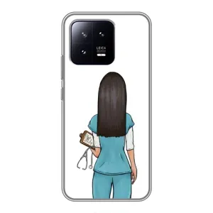 Силиконовый бампер (Работники) на Xiaomi 13 (Доктор)