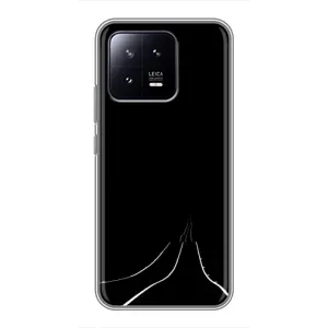 Чохол з картинками на чорному фоні для Xiaomi 13 (Дорога)
