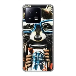 Силіконовий Чохол з Энотами на Xiaomi 13 (Єнот в окулярах)