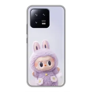 Чохол з принтом Лабубу для Xiaomi 13 (Фіолетовий Лабубу)