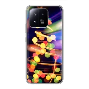 Чехол Новогодняя Елка на Xiaomi 13 (Гирлянды)