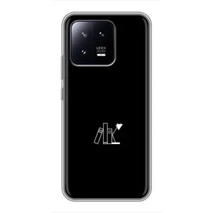 Чохол з картинками на чорному фоні для Xiaomi 13 (Книжки)