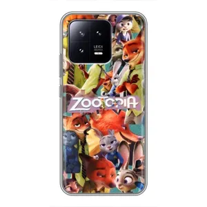 Силіконовий чохол з принтом Зоотрополіс для Xiaomi 13 (Колаж героїв)
