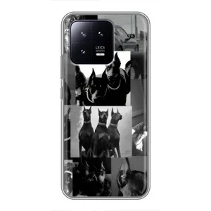 Чохол ДОБЕРМАН для Xiaomi 13 (Колаж Доберман)