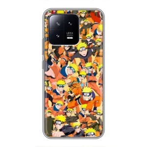 Чохли з принтом НАРУТО на Xiaomi 13 (Коллаж Наруто)