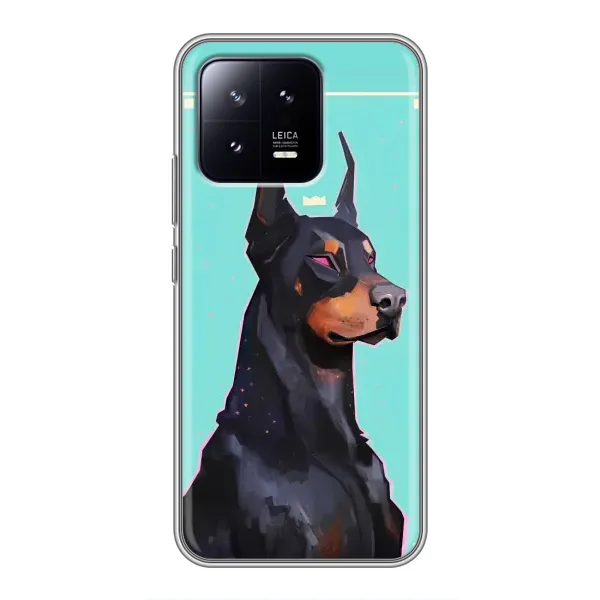 Чехол с рисунком «Король доберман» для Xiaomi 13 Чехол с рисунком «Король доберман» для Xiaomi 13