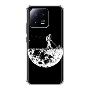 Силіконовый Чохол з принтом "Космонавти" на Xiaomi 13 (Космонавт)