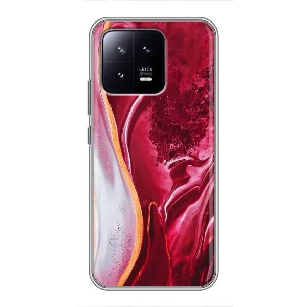 Чехол с рисунком «Красный мрамор» для Xiaomi 13 Чехол с рисунком «Красный мрамор» для Xiaomi 13