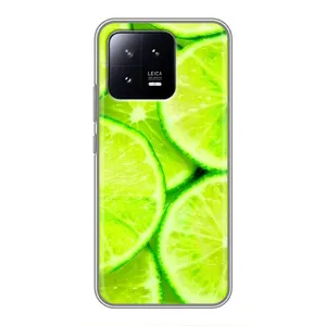 Чехол с изображением вкусной еды для Xiaomi 13 (Лайм)