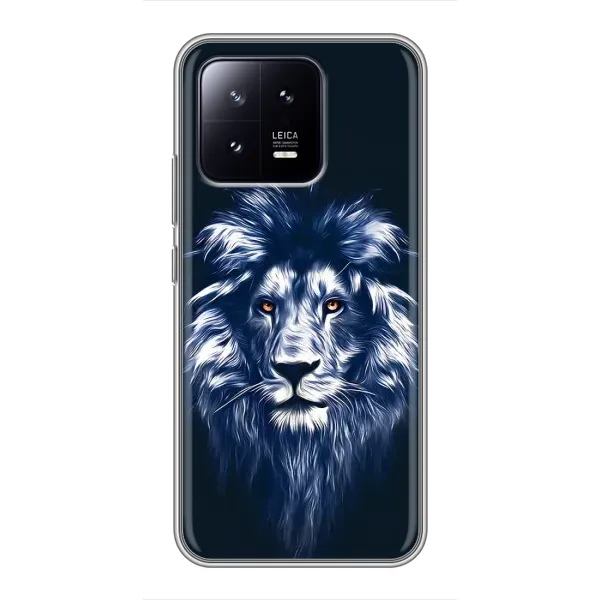 Чехол с рисунком «Лев - синий» для Xiaomi 13 Чехол с рисунком «Лев - синий» для Xiaomi 13