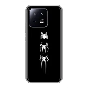Чехол Супергерой Человека Паука на Xiaomi 13 (Лого паука)