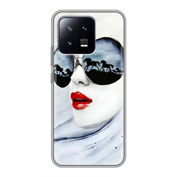 Чехол с рисунком «Любительница коней» для Xiaomi 13
