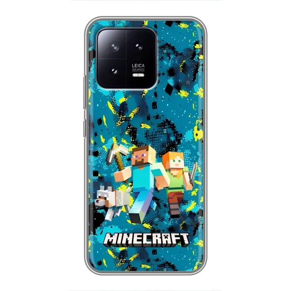 Чехол с рисунком «Майнкрафт» для Xiaomi 13 Чехол с рисунком «Майнкрафт» для Xiaomi 13