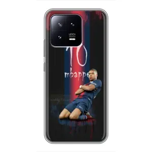 Чехол (TPU) с Футболистом на Xiaomi 13 (MBAPPE 10)